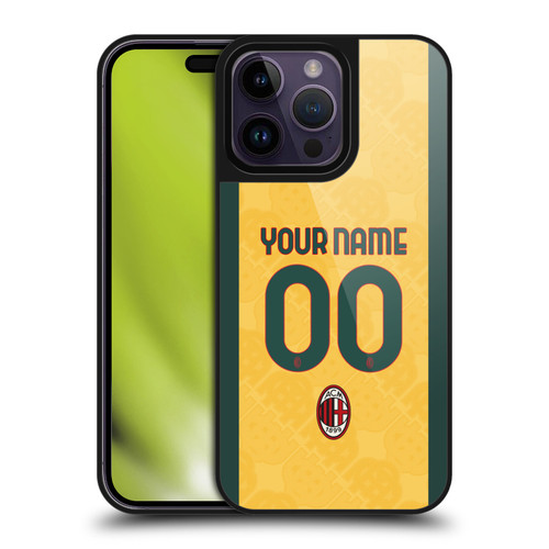 Custom Customised Personalised AC Milan 2024/25 Kit Third Gel Armour Case For Apple iPhone 14 Pro Max