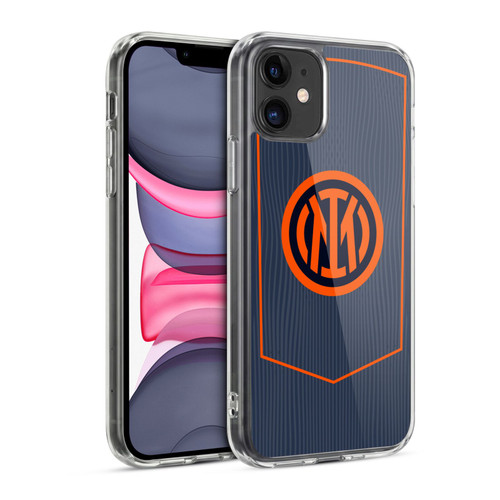 Fc Internazionale Milano 2025/26 Crest Kit Third Soft Gel Case for Apple iPhone 11