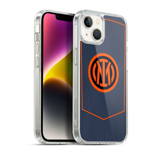 Fc Internazionale Milano 2025/26 Crest Kit Third Soft Gel Case for Apple iPhone 14 Plus & MagSafe