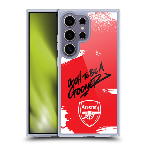 Arsenal FC Graffiti Art Oh To Be Soft Gel Case for Samsung Galaxy S25 Ultra