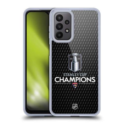 NHL 2025 Stanley Cup Champions Florida Panthers Puck Pattern Soft Gel Case for Samsung Galaxy A23 / 5G (2022)