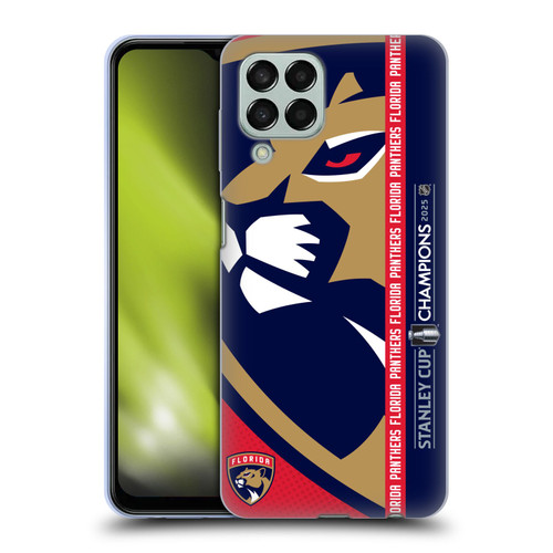 NHL 2025 Stanley Cup Champions Florida Panthers Oversized Soft Gel Case for Samsung Galaxy M33 (2022)