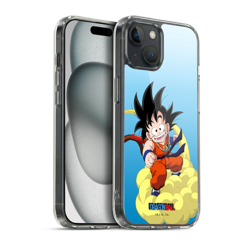 Dragon Ball Characters Goku Soft Gel Case for Apple iPhone 15 Plus & MagSafe