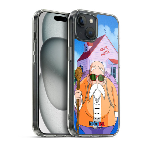 Dragon Ball Characters Master Roshi Soft Gel Case for Apple iPhone 15 Plus & MagSafe