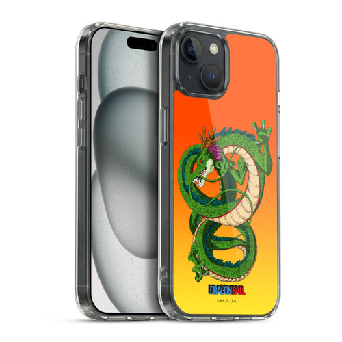 Dragon Ball Characters Shenron Soft Gel Case for Apple iPhone 15 Plus & MagSafe