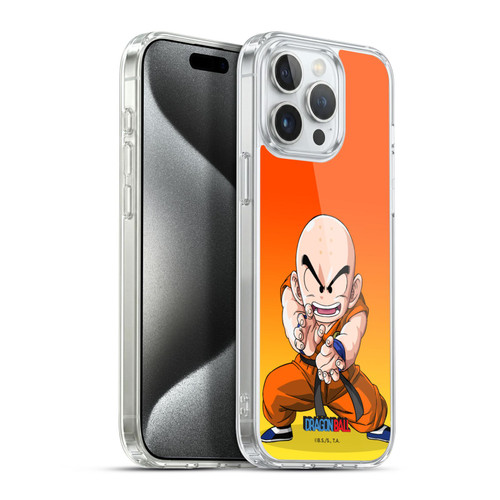 Dragon Ball Characters Krillin Soft Gel Case for Apple iPhone 15 Pro Max & MagSafe