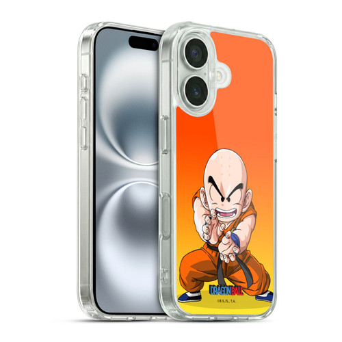 Dragon Ball Characters Krillin Soft Gel Case for Apple iPhone 16 & MagSafe