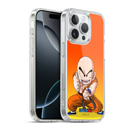 Dragon Ball Characters Krillin Soft Gel Case for Apple iPhone 16 Pro & MagSafe