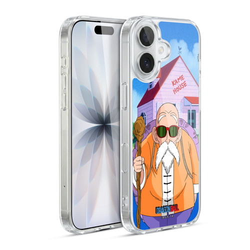 Dragon Ball Characters Master Roshi Soft Gel Case for Apple iPhone 17