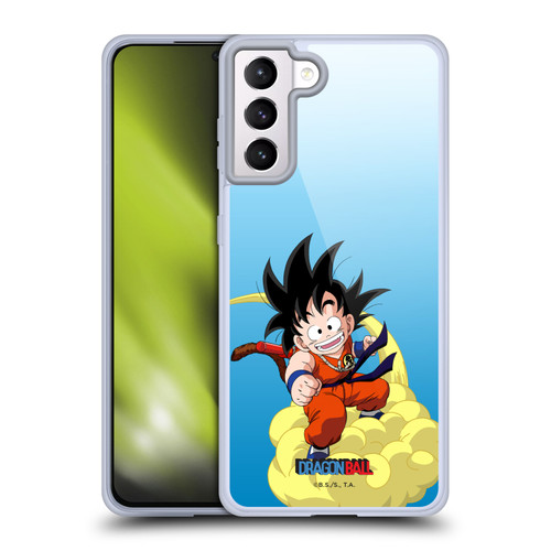 Dragon Ball Characters Goku Soft Gel Case for Samsung Galaxy S21+ 5G