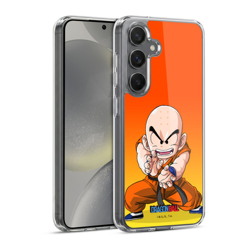 Dragon Ball Characters Krillin Soft Gel Case for Samsung Galaxy S24 5G & MagSafe