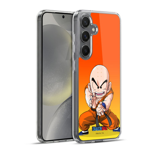 Dragon Ball Characters Krillin Soft Gel Case for Samsung Galaxy S24+ 5G & MagSafe