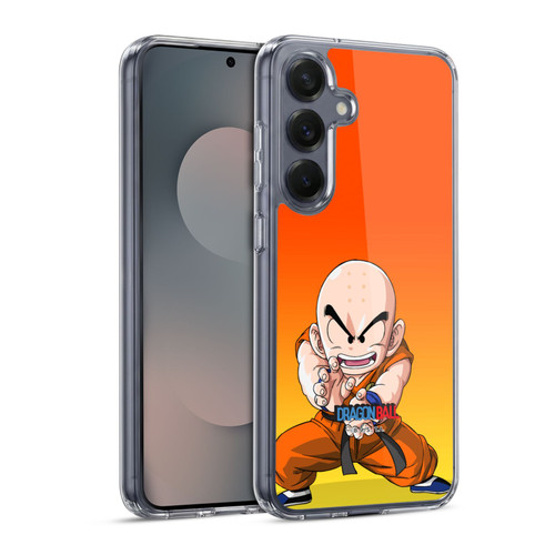 Dragon Ball Characters Krillin Soft Gel Case for Samsung Galaxy S25 & MagSafe