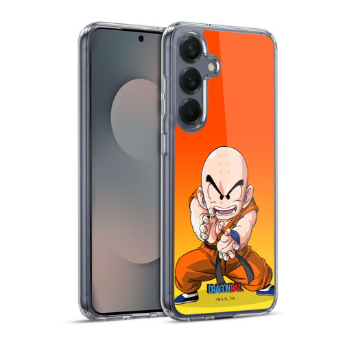 Dragon Ball Characters Krillin Soft Gel Case for Samsung Galaxy S25+ & MagSafe