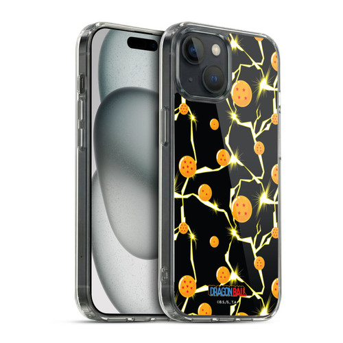 Dragon Ball Iconic Pattern Soft Gel Case for Apple iPhone 15 & MagSafe