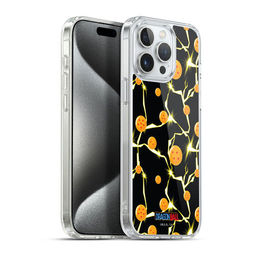 Dragon Ball Iconic Pattern Soft Gel Case for Apple iPhone 15 Pro Max & MagSafe