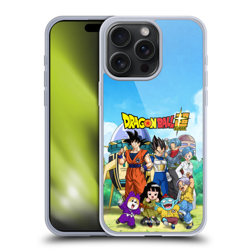 Dragon Ball Super Future Trunks Arc Characters Group Soft Gel Case for Apple iPhone 15 Pro Max