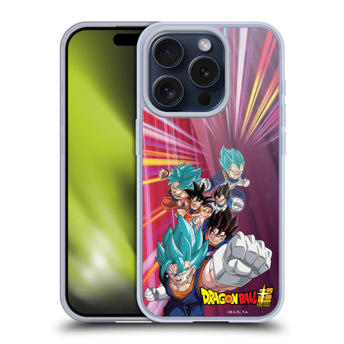 Dragon Ball Super Future Trunks Arc Characters Vegito Soft Gel Case for Apple iPhone 15 Pro