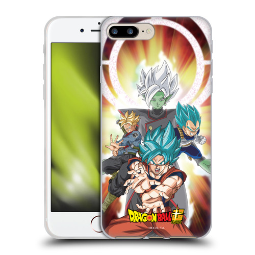 Dragon Ball Super Future Trunks Arc Characters Merged Zamasu Soft Gel Case for Apple iPhone 7 Plus / iPhone 8 Plus