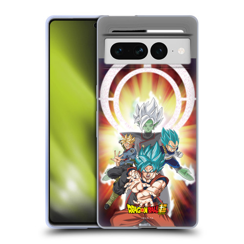 Dragon Ball Super Future Trunks Arc Characters Merged Zamasu Soft Gel Case for Google Pixel 7 Pro