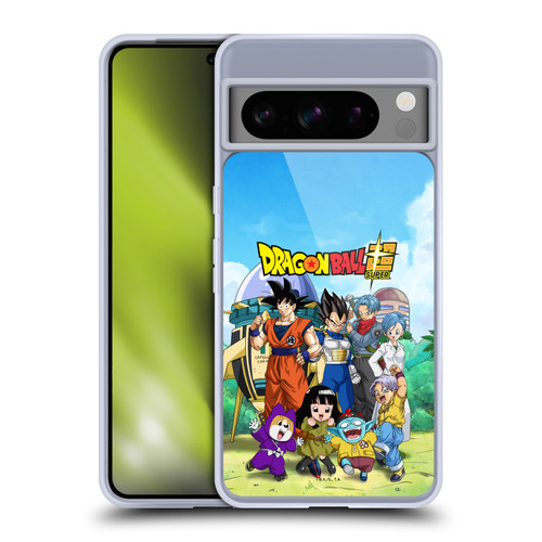 Dragon Ball Super Future Trunks Arc Characters Group Soft Gel Case for Google Pixel 8 Pro