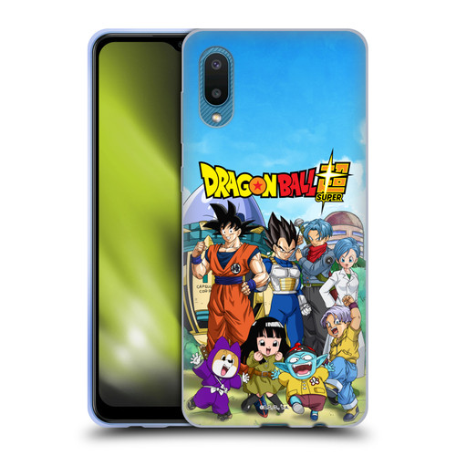 Dragon Ball Super Future Trunks Arc Characters Group Soft Gel Case for Samsung Galaxy A02/M02 (2021)
