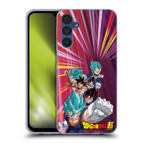 Dragon Ball Super Future Trunks Arc Characters Vegito Soft Gel Case for Samsung Galaxy A15