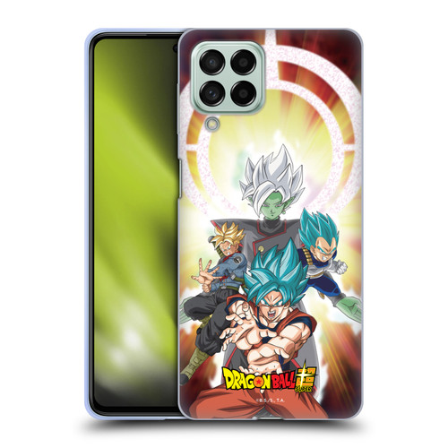 Dragon Ball Super Future Trunks Arc Characters Merged Zamasu Soft Gel Case for Samsung Galaxy M53 (2022)