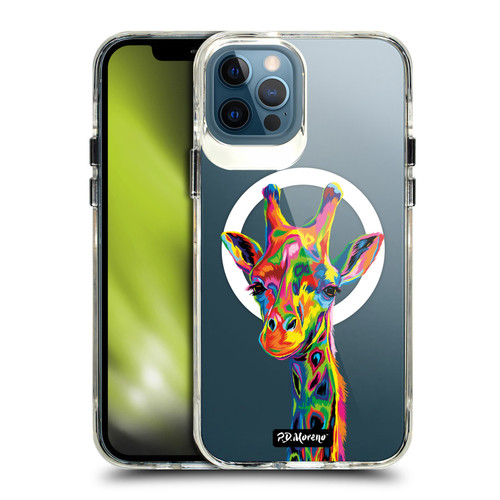 P.D. Moreno Gothic Art Giraffe SHOCKPROOF BUMPER CASE COMPATIBLE WITH Apple iPhone 12 / iPhone 12 Pro & MAGSAFE