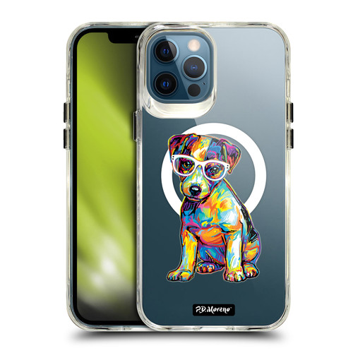 P.D. Moreno Gothic Art Jack Russell SHOCKPROOF BUMPER CASE COMPATIBLE WITH Apple iPhone 12 Pro Max & MAGSAFE