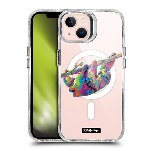 P.D. Moreno Gothic Art Sloth SHOCKPROOF BUMPER CASE COMPATIBLE WITH Apple iPhone 13 & MAGSAFE