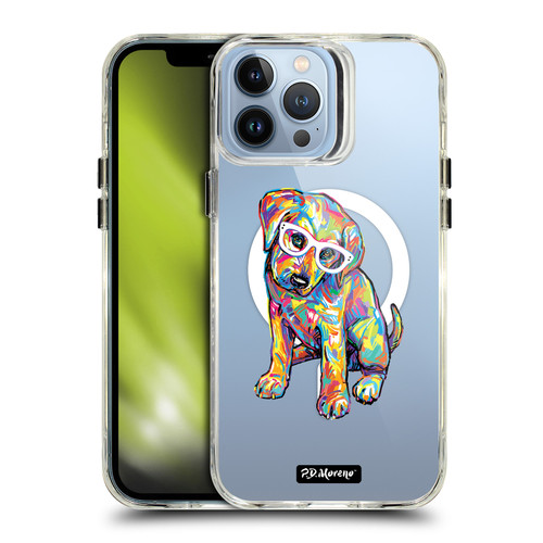 P.D. Moreno Gothic Art Labrador Retriever SHOCKPROOF BUMPER CASE COMPATIBLE WITH Apple iPhone 13 Pro Max & MAGSAFE