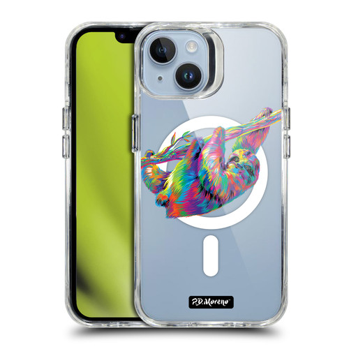 P.D. Moreno Gothic Art Sloth SHOCKPROOF BUMPER CASE COMPATIBLE WITH Apple iPhone 14 & MAGSAFE