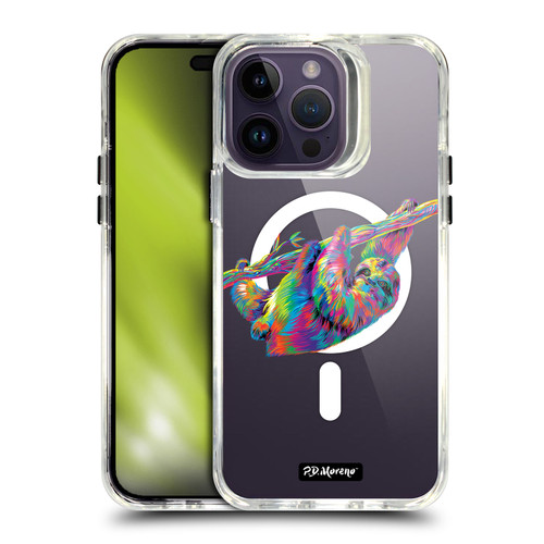 P.D. Moreno Gothic Art Sloth SHOCKPROOF BUMPER CASE COMPATIBLE WITH Apple iPhone 14 Pro Max & MAGSAFE