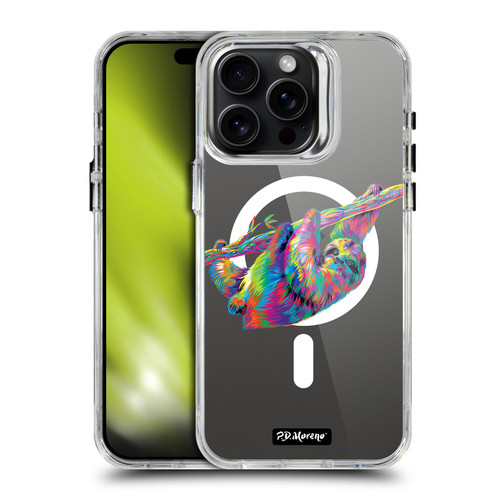 P.D. Moreno Gothic Art Sloth SHOCKPROOF BUMPER CASE COMPATIBLE WITH Apple iPhone 15 Pro Max & MAGSAFE