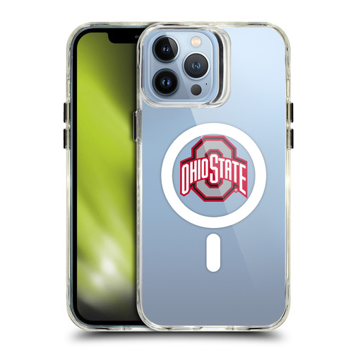 Ohio State University Logo Icon Plain SHOCKPROOF BUMPER CASE COMPATIBLE WITH Apple iPhone 13 Pro Max & MAGSAFE