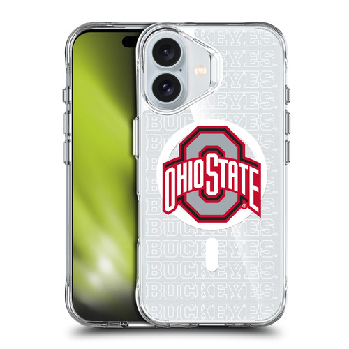 Ohio State University Logo Icon Outline Buckeyes SHOCKPROOF BUMPER CASE COMPATIBLE WITH Apple iPhone 16 & MAGSAFE