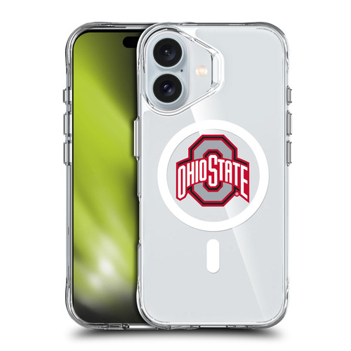 Ohio State University Logo Icon Plain SHOCKPROOF BUMPER CASE COMPATIBLE WITH Apple iPhone 16 & MAGSAFE