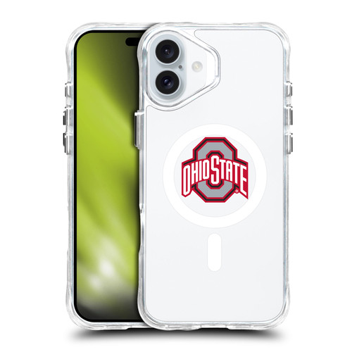 Ohio State University Logo Icon Plain SHOCKPROOF BUMPER CASE COMPATIBLE WITH Apple iPhone 16 Plus & MAGSAFE