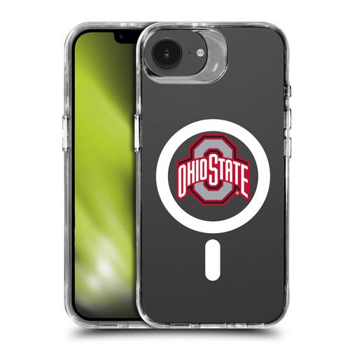Ohio State University Logo Icon Plain SHOCKPROOF BUMPER CASE COMPATIBLE WITH Apple iPhone 16e & MAGSAFE