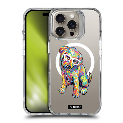P.D. Moreno Gothic Art Labrador Retriever SHOCKPROOF BUMPER CASE COMPATIBLE WITH Apple iPhone 16 Pro & MAGSAFE