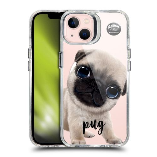 Animal Club International Icons Pug SHOCKPROOF BUMPER CASE COMPATIBLE WITH  & MAGSAFE Apple iPhone 13