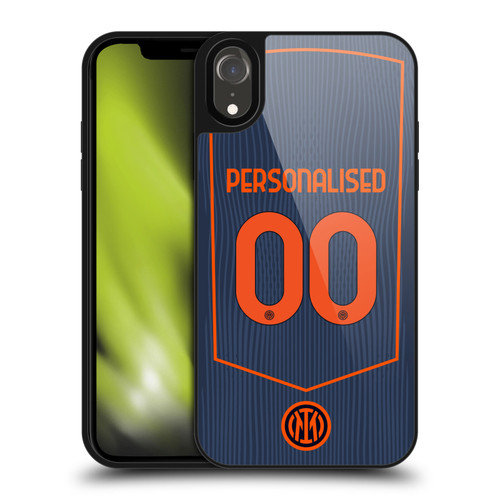 Custom Customised Personalised Inter Milan 2025/26 Players Home Kit Third Gel Armour Case For Apple iPhone XR