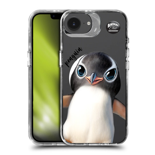 Animal Club International Icons Penguin SHOCKPROOF BUMPER CASE COMPATIBLE WITH Apple iPhone 16e / Apple iPhone 17e & MAGSAFE