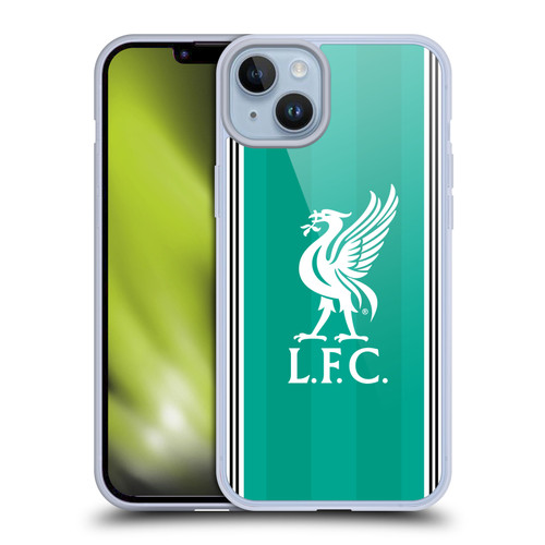 Liverpool Football Club 2025/26 Kit Third Soft Gel Case for Apple iPhone 14 Plus