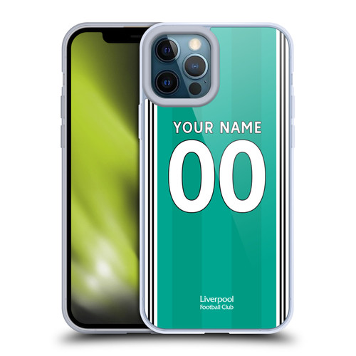 Custom Customised Personalised Liverpool Football Club 2025/26 Kit Third Soft Gel Case for Apple iPhone 12 Pro Max