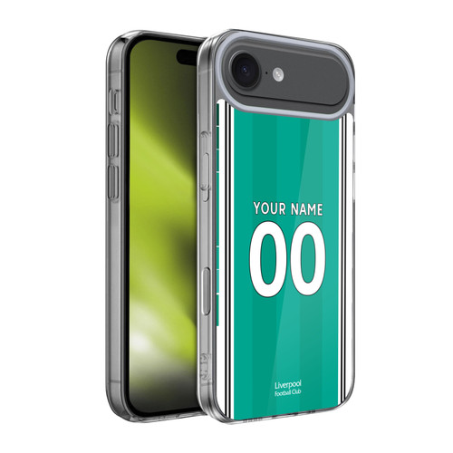 Custom Customised Personalised Liverpool Football Club 2025/26 Kit Third Soft Gel Case for Apple iPhone 17 Air