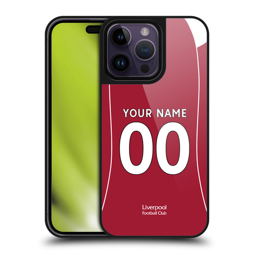 Custom Customised Personalised Liverpool Football Club 2025/26 Kit Home Gel Armour Case For Apple iPhone 14 Pro Max