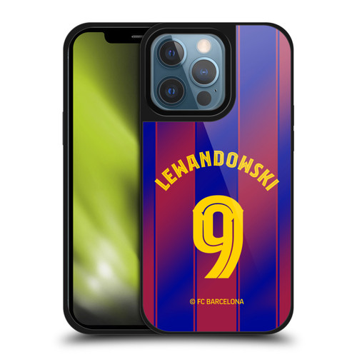 FC Barcelona 2025/26 Players Home Kit Robert Lewandowski Gel Armour Case For Apple iPhone 13 Pro