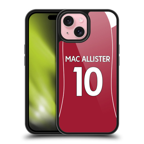 Liverpool Football Club 2025/26 Players Home Kit 1st Group Alexis Mac Allister Gel Armour Case For Apple iPhone 15